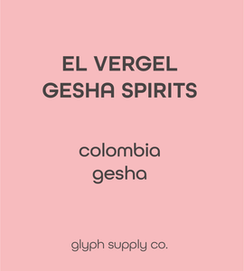 *Filter - El Vergel Gesha Spirits Colombia